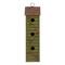Glitzhome® 18" Green Window-Blinds Distressed Solid Wood Birdhouse
